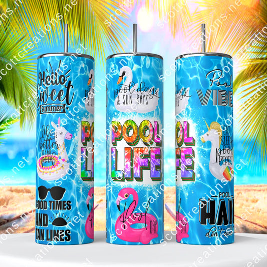 Pool Life Tumbler