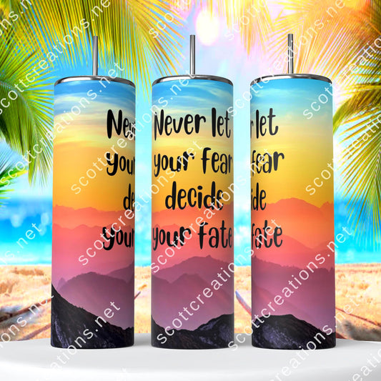 Fear and Fate Tumbler