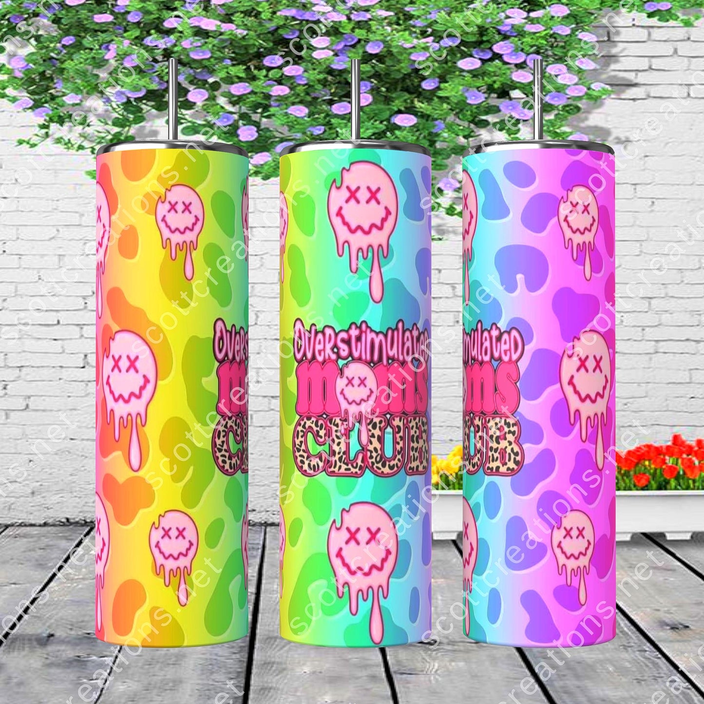 Over Stimulated Mom Club Tumbler