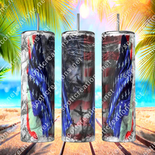 Jesus American Tumbler