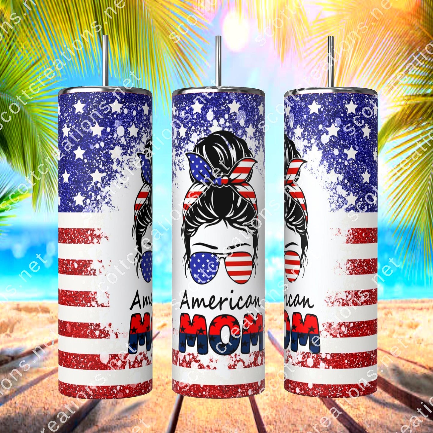 American Mom Tumbler