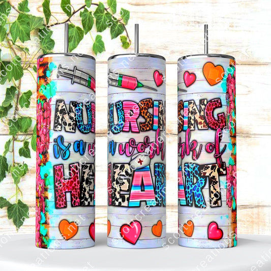 Nurse Heart Tumbler