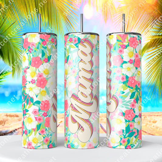Spring Mama Flower Tumbler