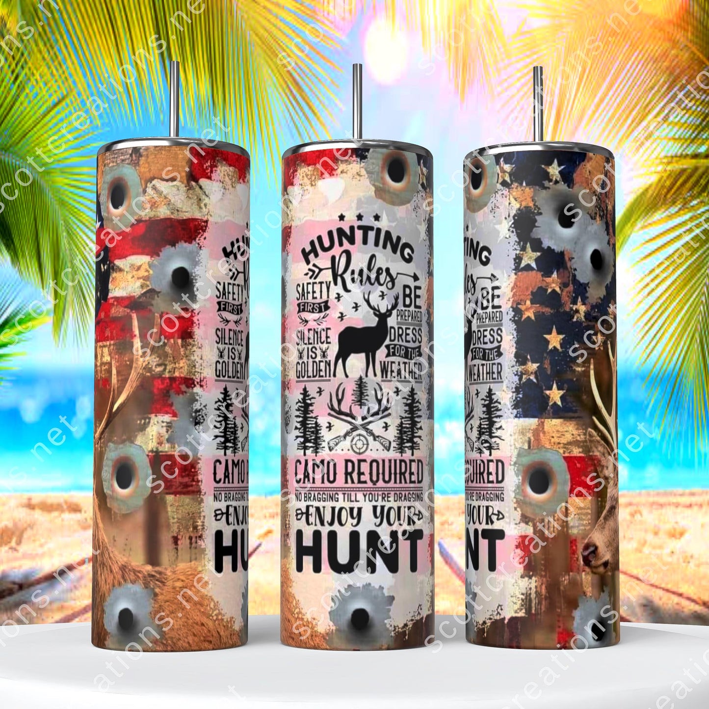Hunting Rules Tumbler