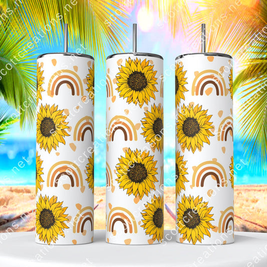 Sunflower Rainbow Tumbler