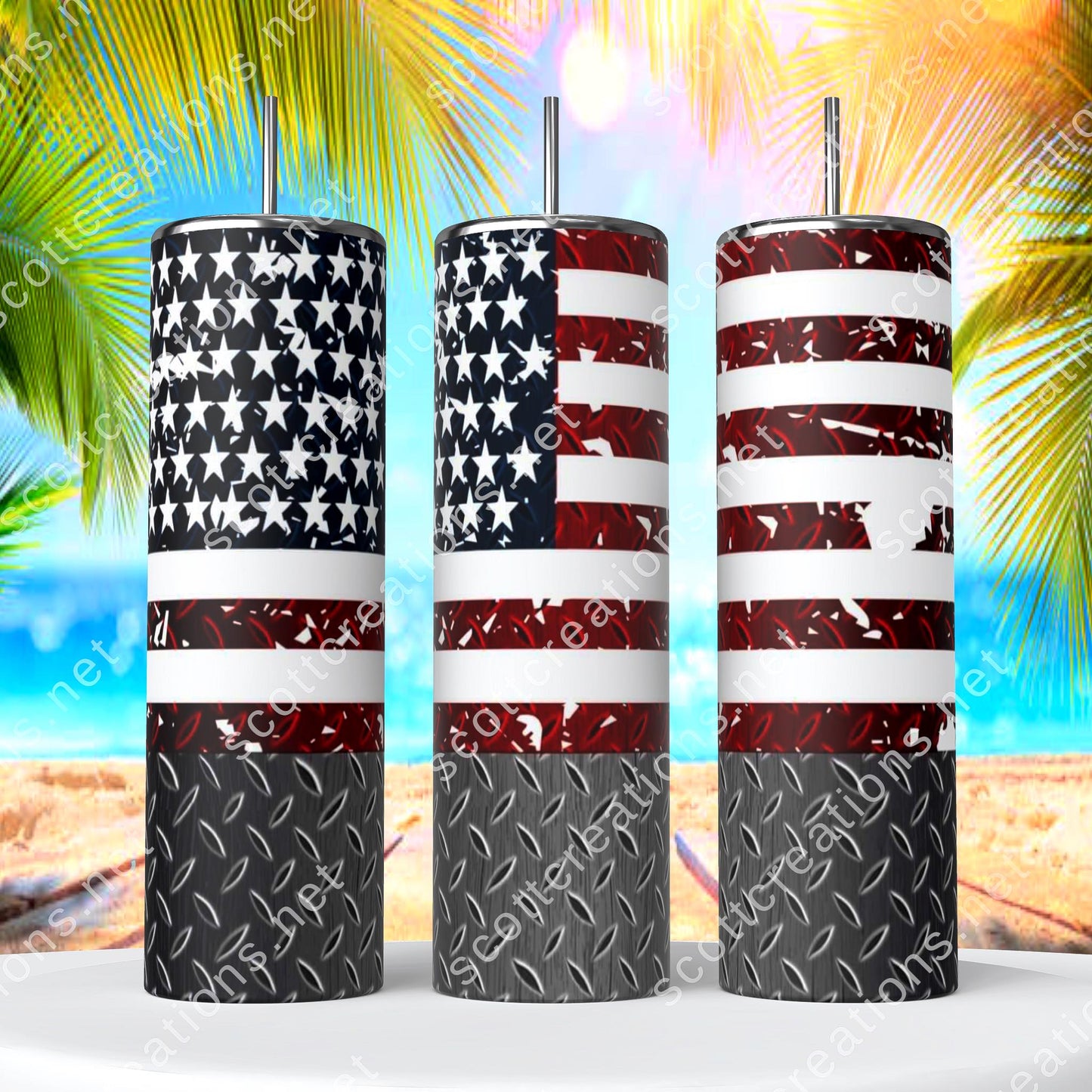 American Metal Flag Tumbler