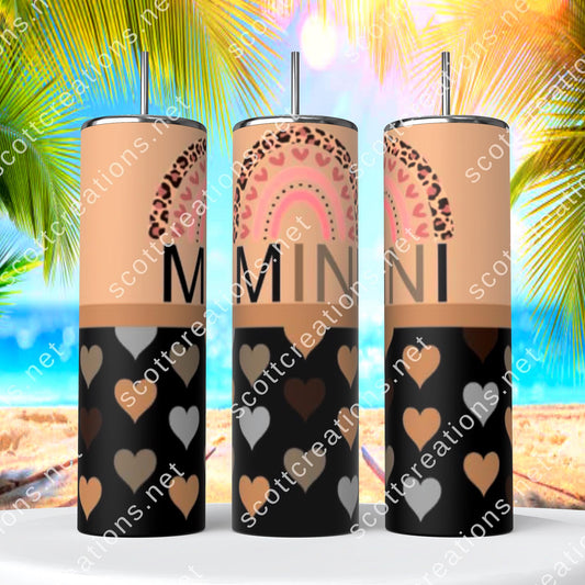Mini Tan Rainbow Tumbler
