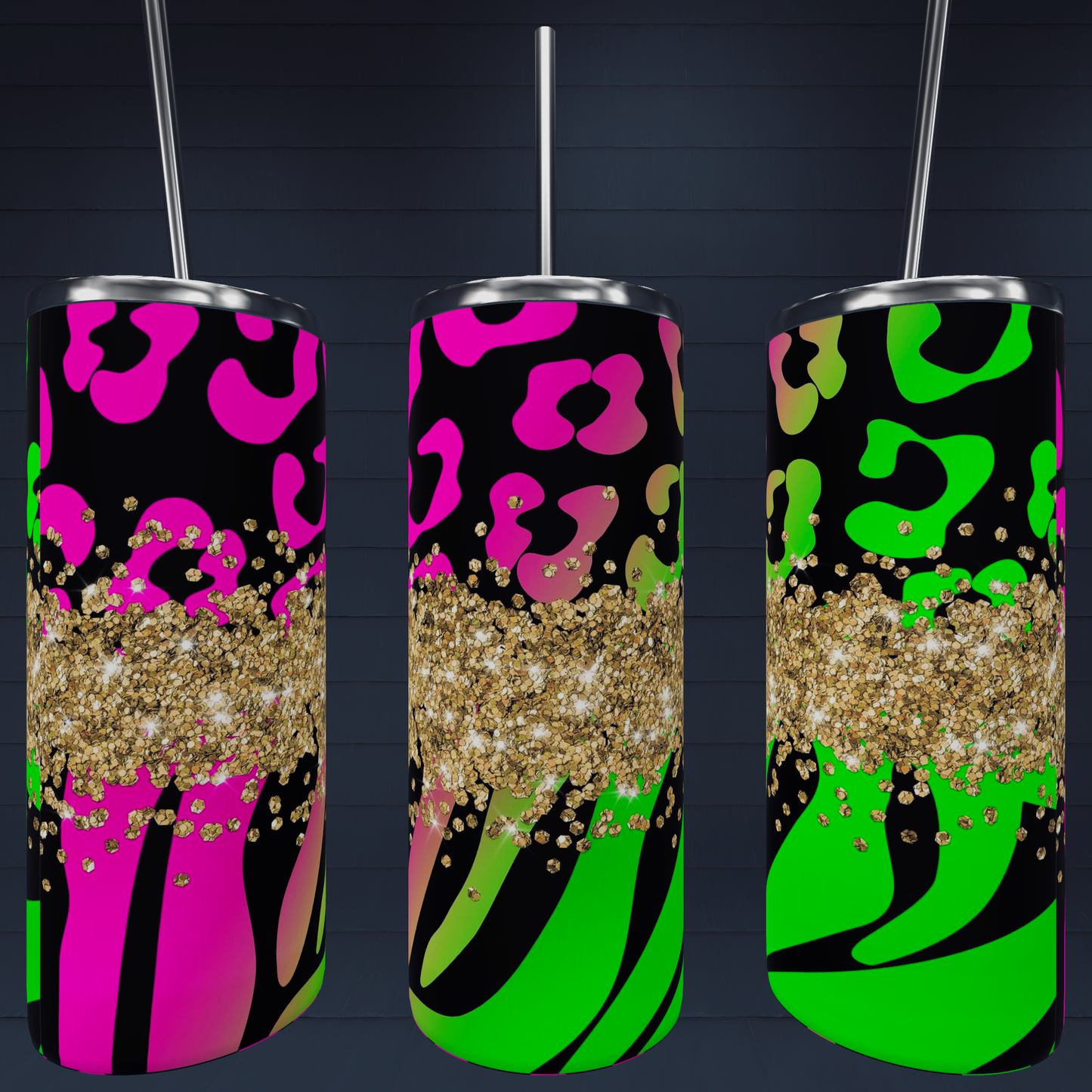 Colorful Leopard Tumbler