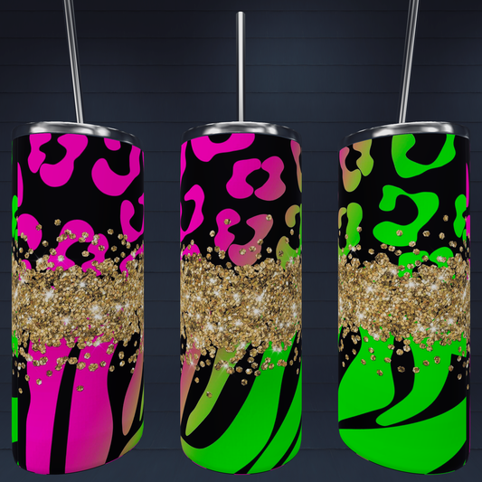 Colorful Leopard Tumbler