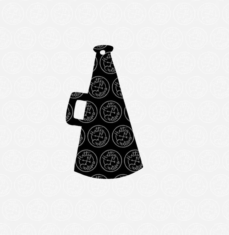 Cheer Microphone Keychain