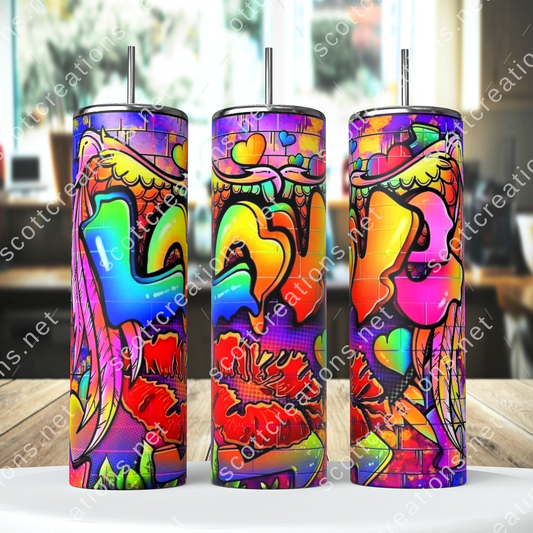 Love Graffiti Tumbler