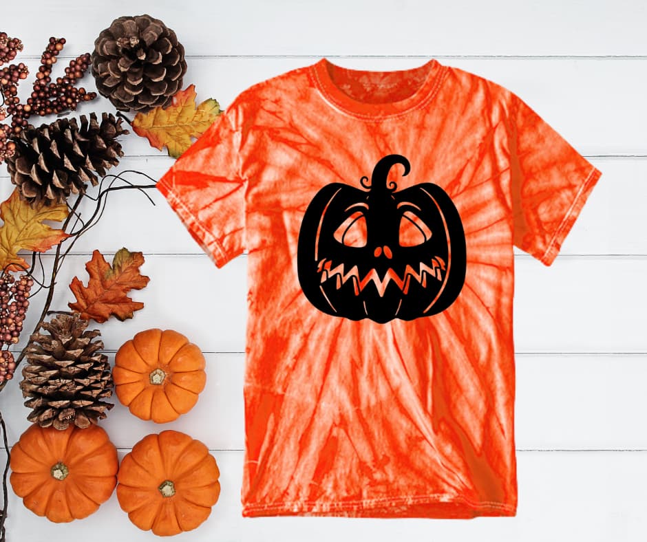 Orange Tie Dye Pumpkin
