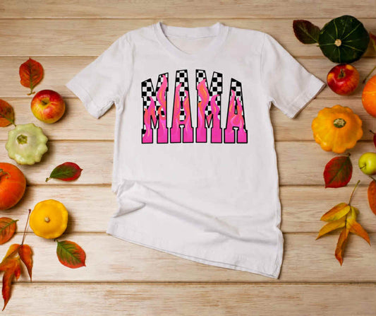 Mama with Flames