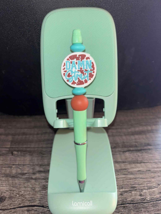 Green Damn Strait Pen