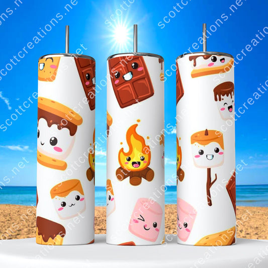 Smores and Fire Tumbler