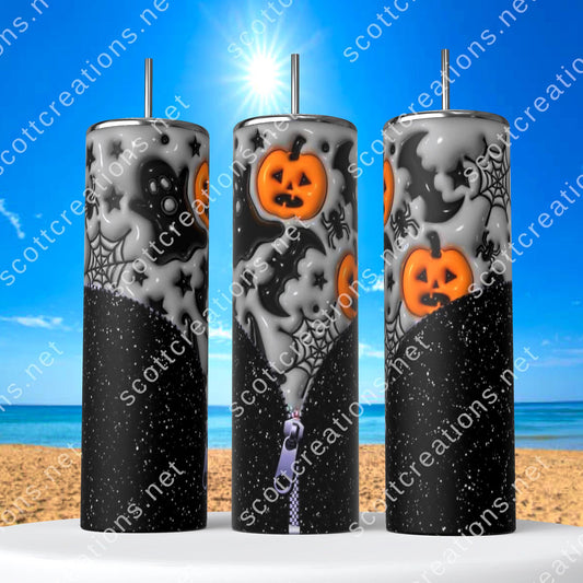 Zipper Pumpkin Tumbler