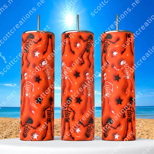 Skelly Halloween Tumbler