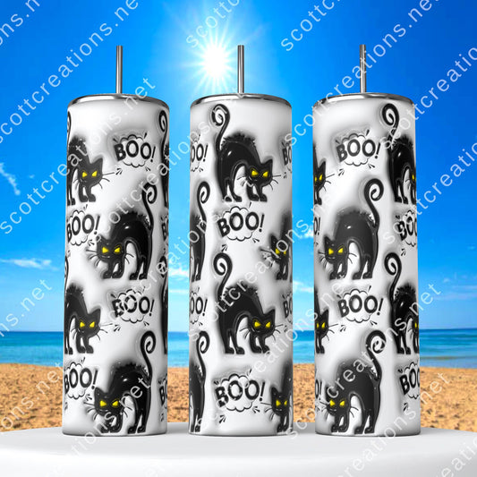 Boo Cat Tumbler