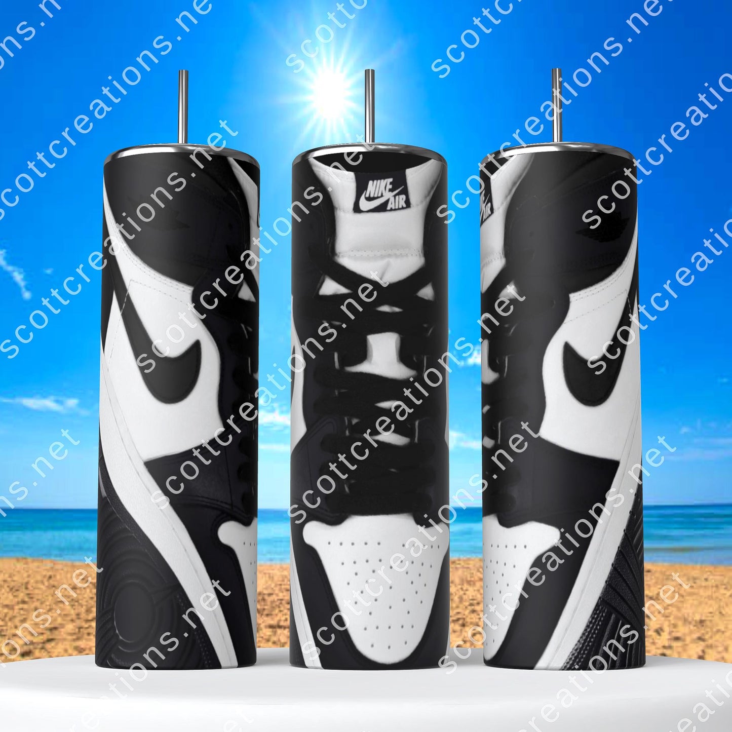 Check Shoes Tumbler