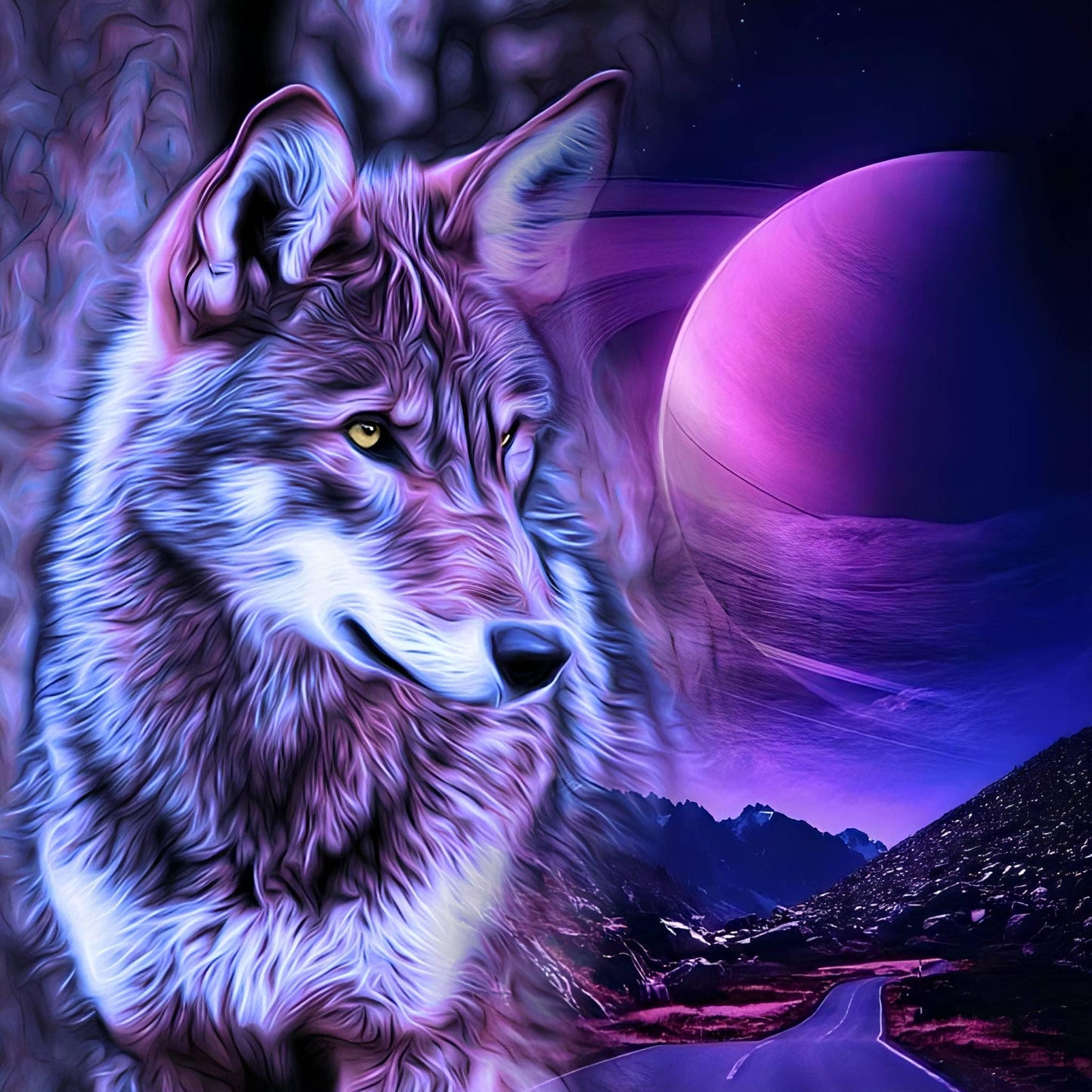 Glow in Dark Wolf