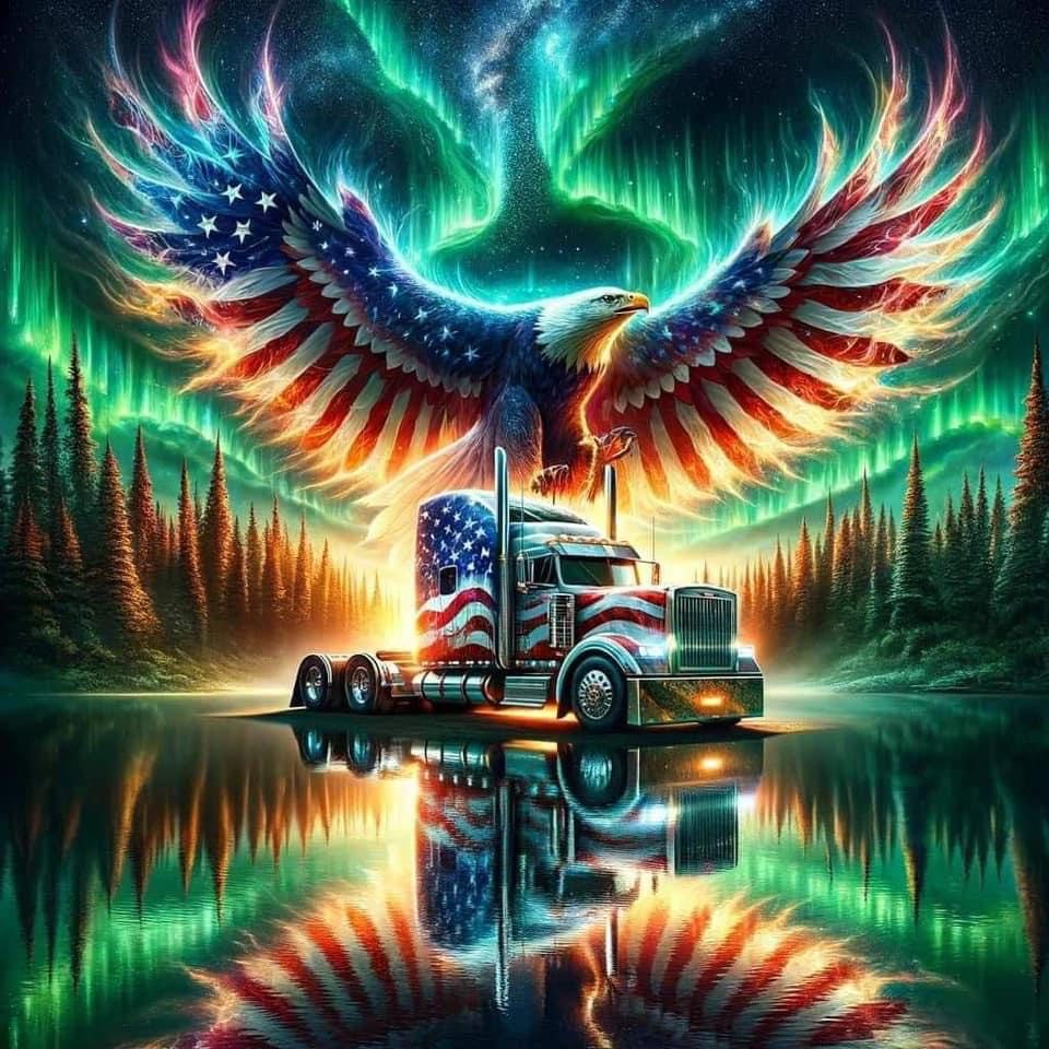 Glow in the Dark Trucker