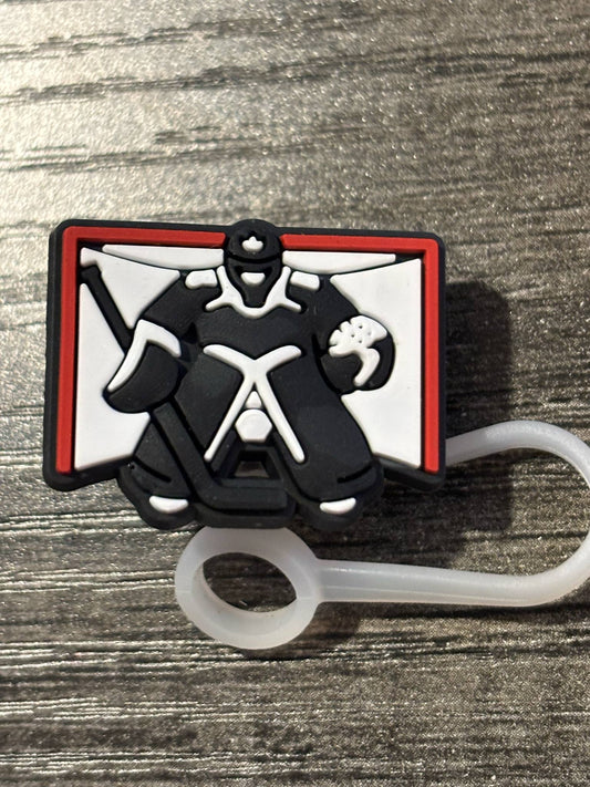 Hockey Goalie Straw Topper