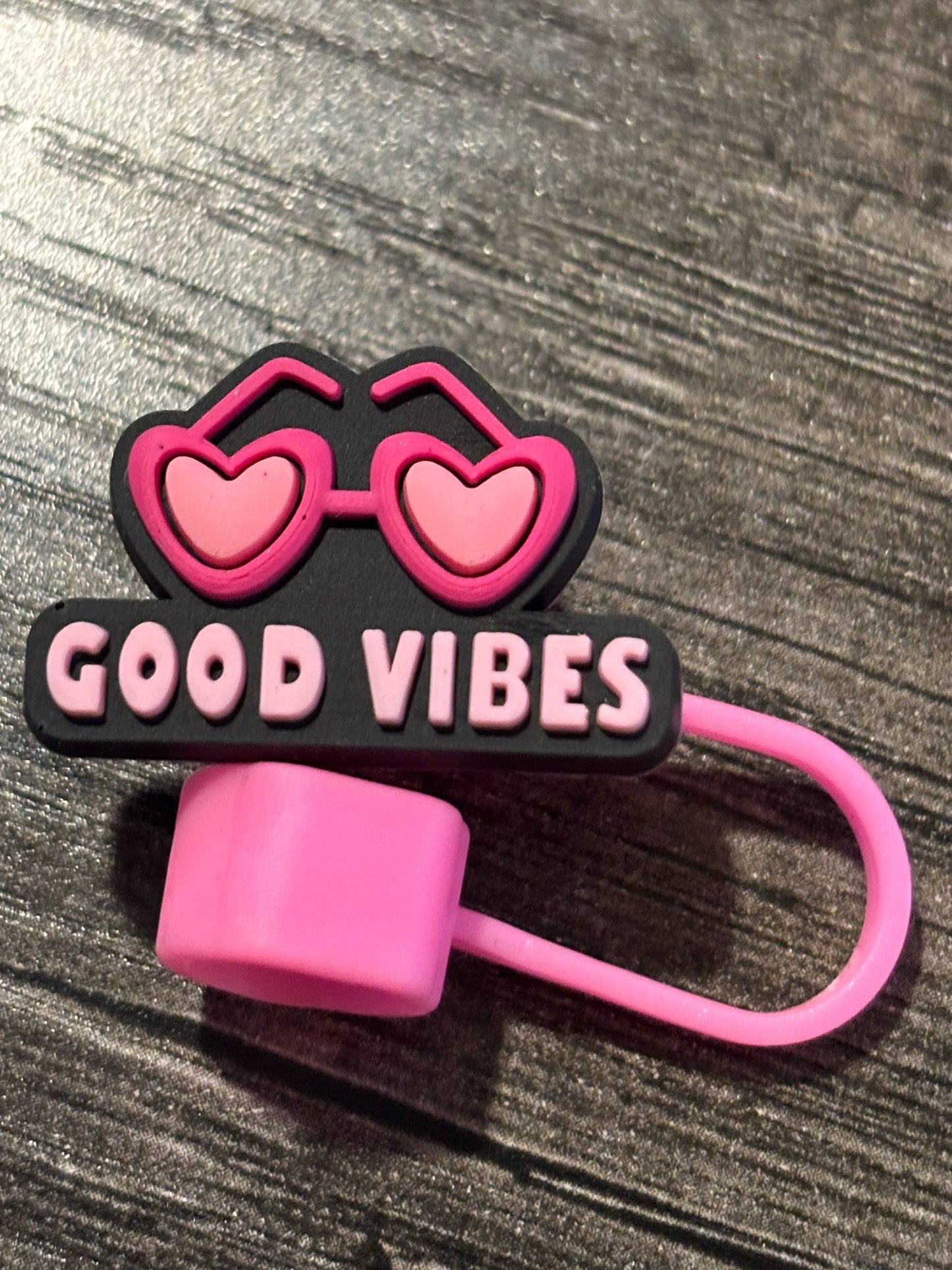 Good Vibes Straw Topper