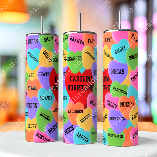 Canes Candy Hearts