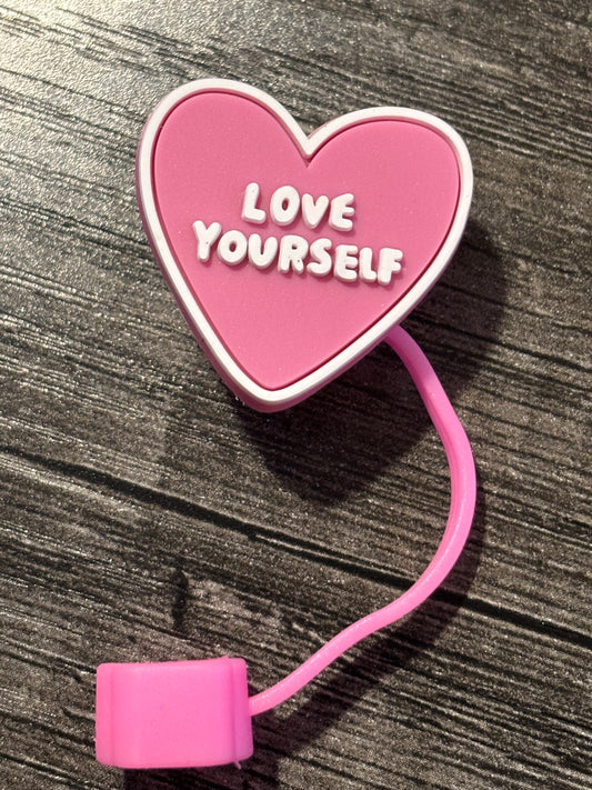Love Yourself Straw Topper