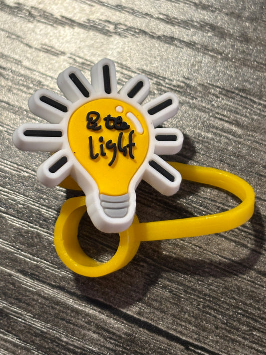 Be the Light Straw Topper