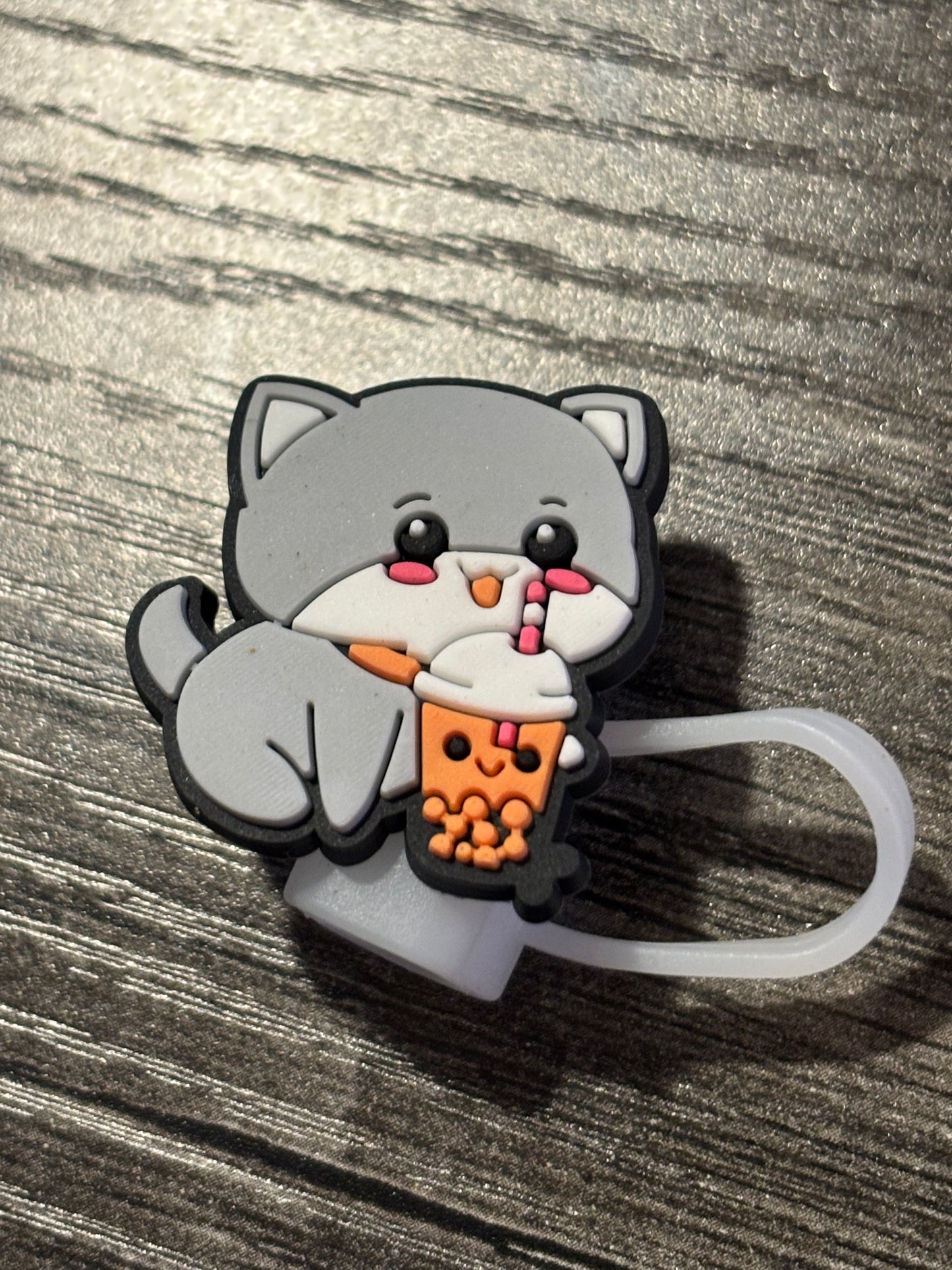 Cat Coffee Straw Topper
