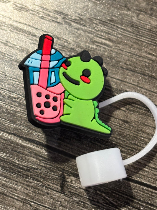 Drink Dino Straw Topper