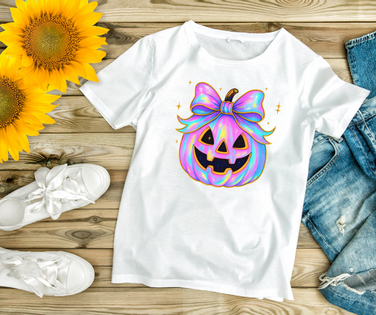 Bright Pumpkin with Bow