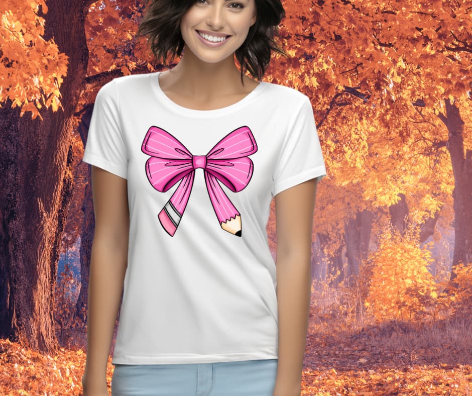Pink Pencil Bow