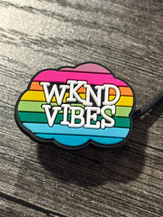 Weekend Vibes Straw Topper