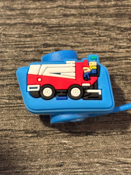 Zamboni Straw Topper