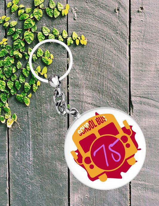 Bus Keychain