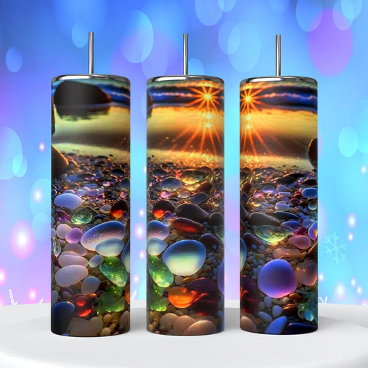 Color Rock Sunset Tumbler