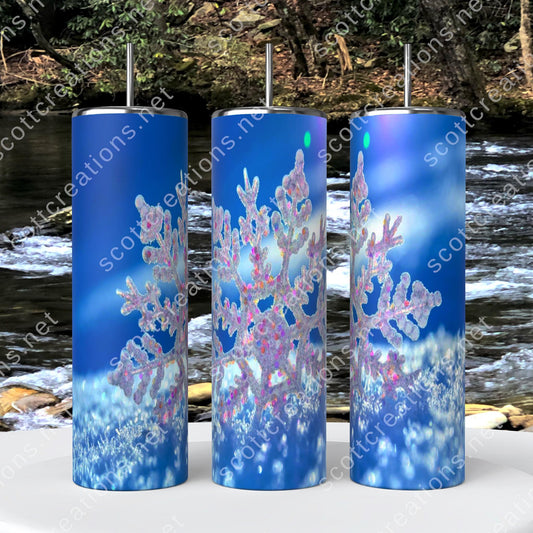 Snowflake Crystal Tumbler