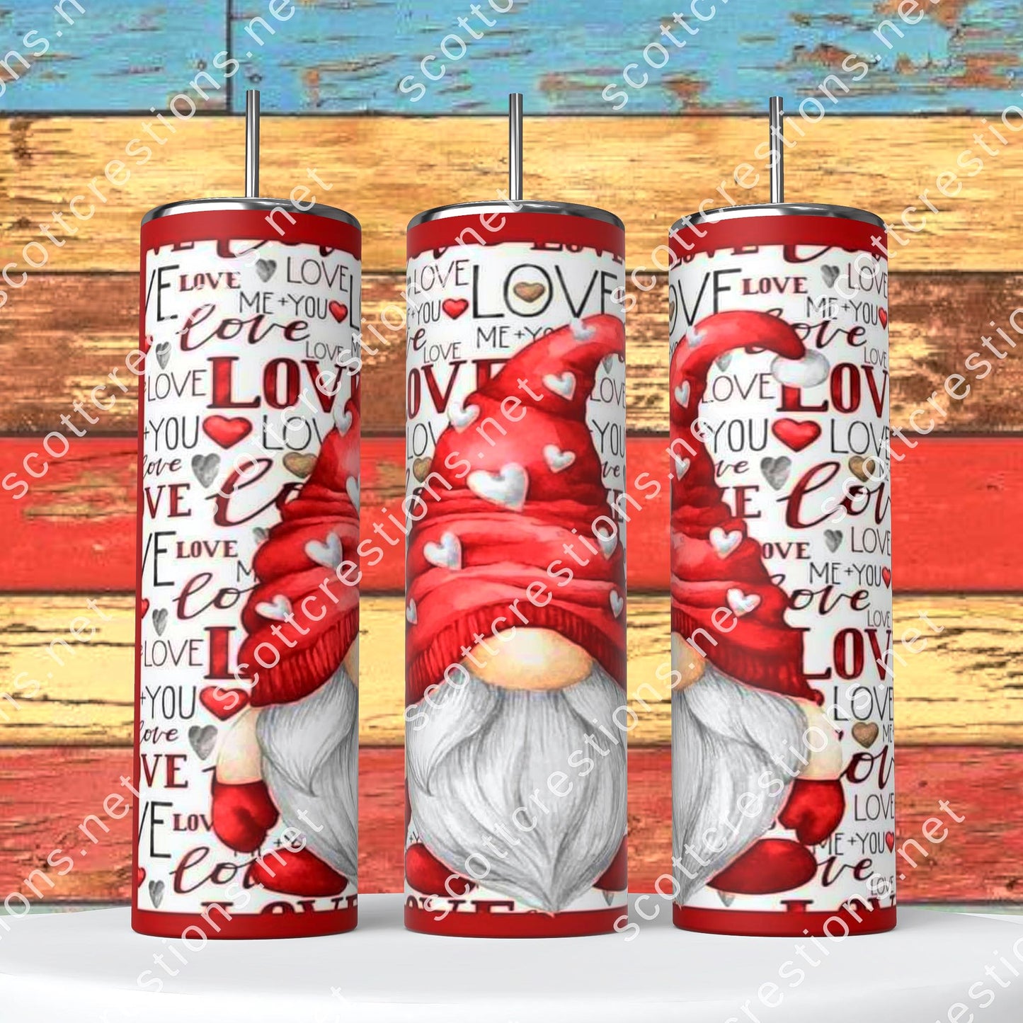 Love You Gnome Tumbler