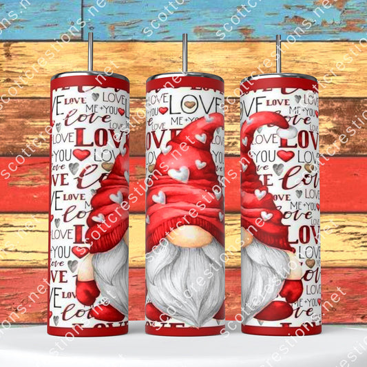 Love You Gnome Tumbler