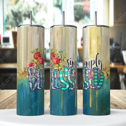 Simply Blessed Tumbler