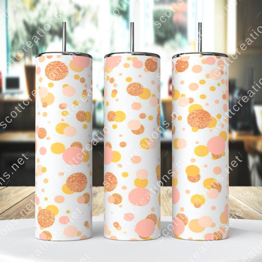 Circle Glitter Tumbler