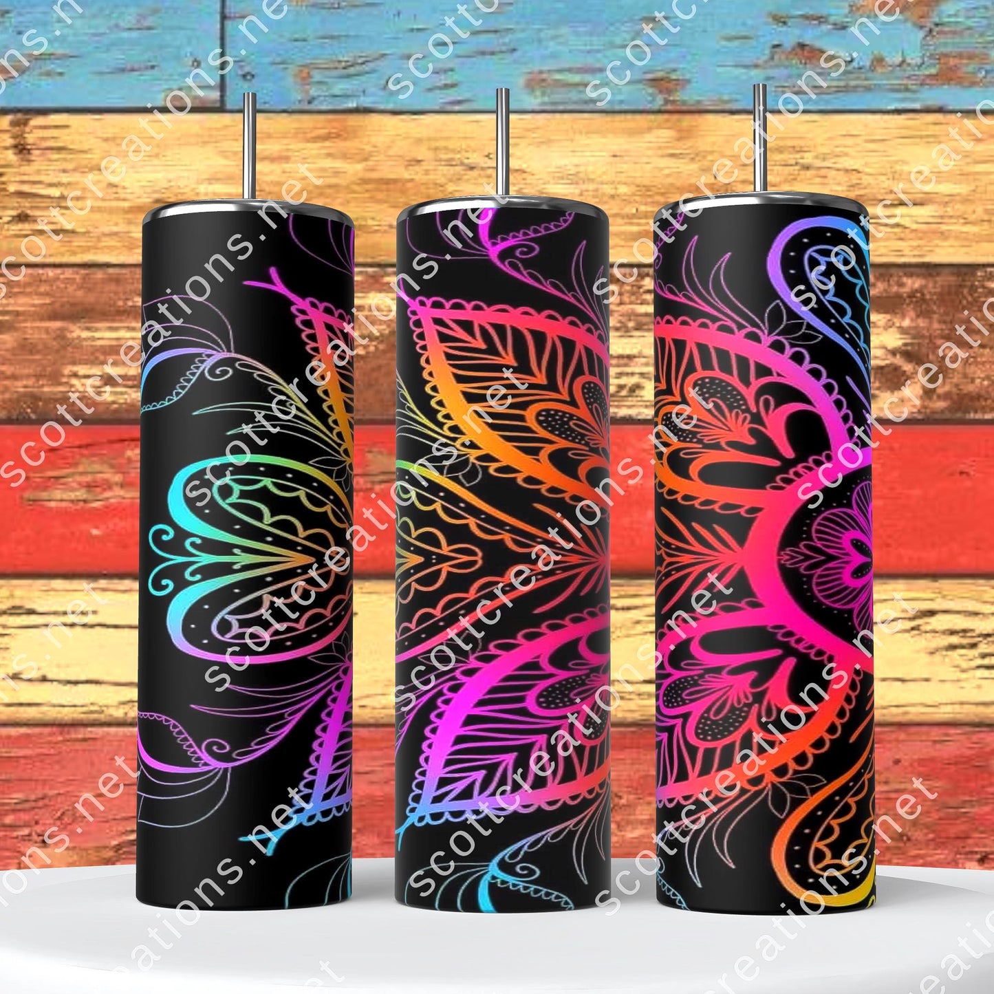 Flower Glow Tumbler