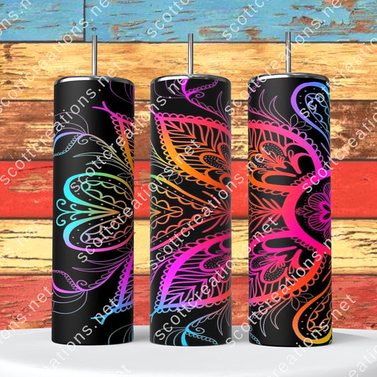 Flower Glow Tumbler