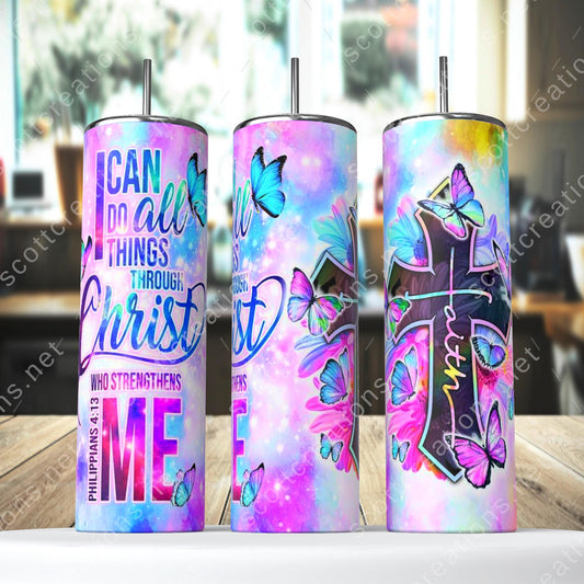 Faith Cross Tumbler