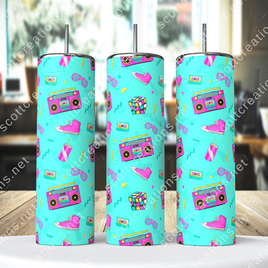 90s Theme Tumbler