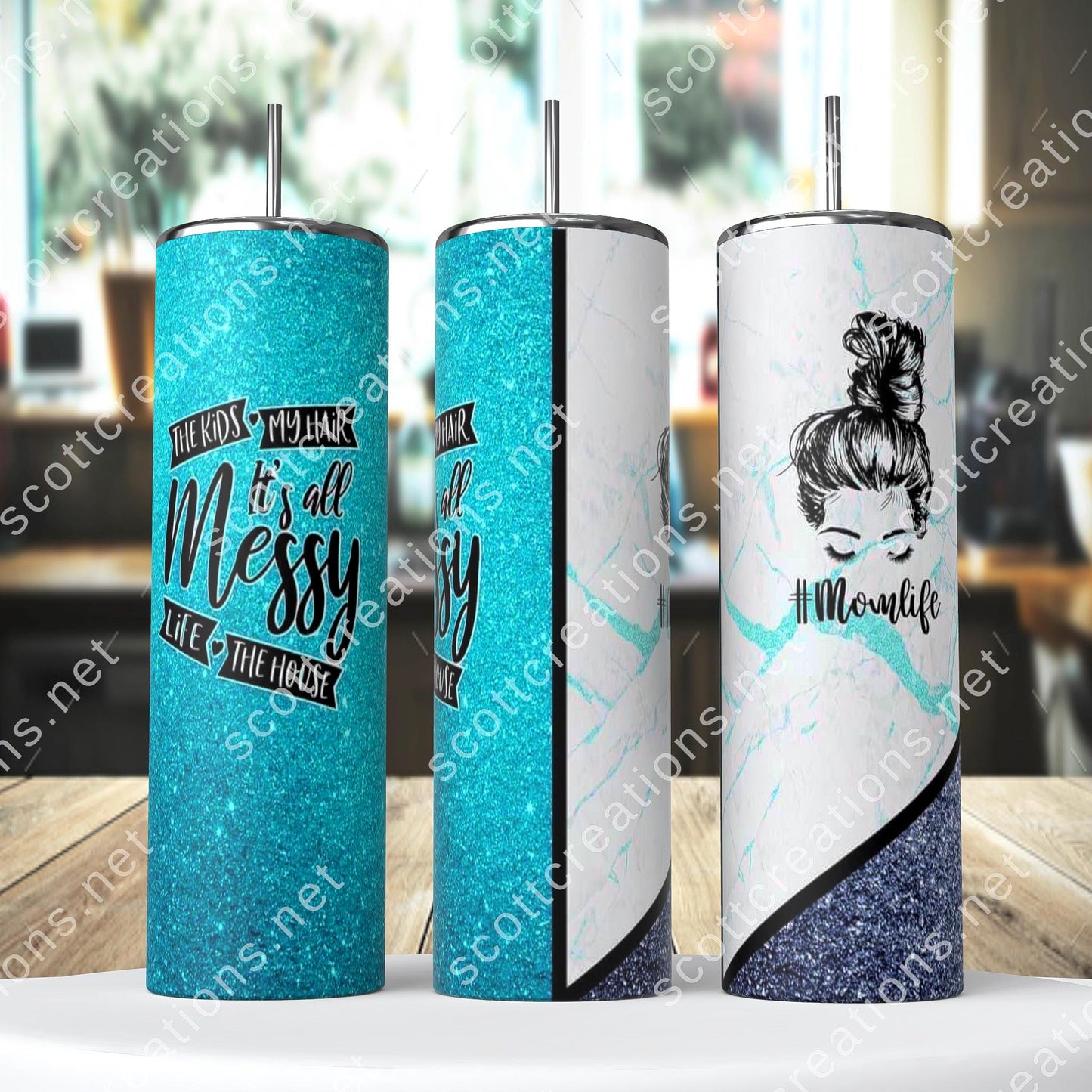 Messy Mom Life Tumbler