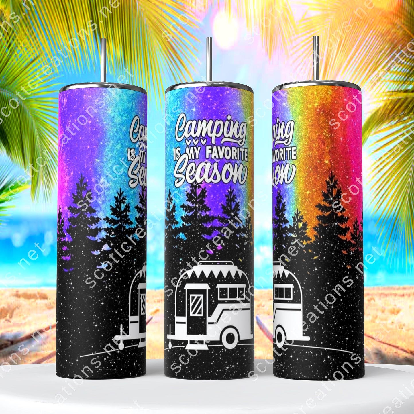 Camping Season Tumbler