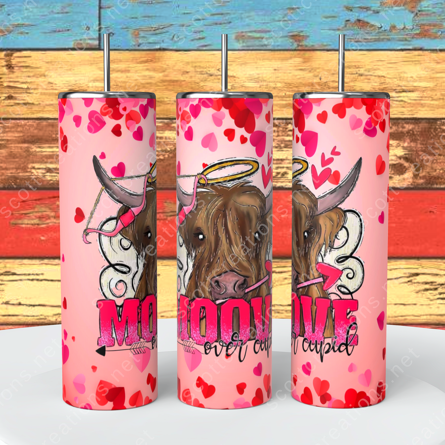 Moooove over Cupid Tumbler